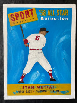 Stan Musial Painting (18X24)