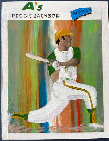 Reggie Jackson Painting (11X14)
