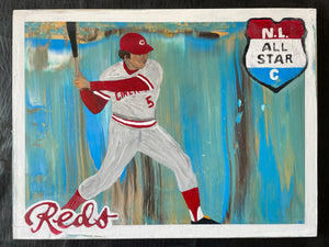 Johnny Bench Painting (18X24)