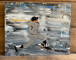 Mickey Mantle Painting (11X14)