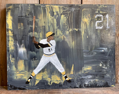 Roberto Clemente Painting (11X14)
