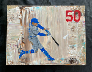 Mookie Betts Painting (18X24)