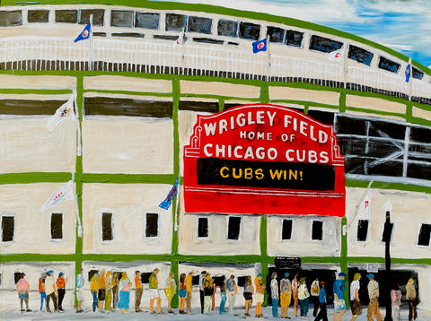 Wrigley Field Print (11X14)