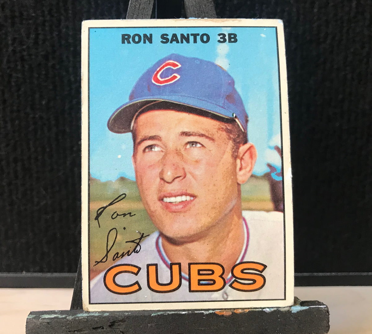 1967 Topps Ron Santo Card - Wrigley Field Painting – LostBallparks