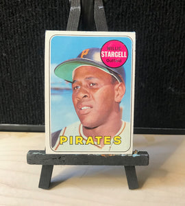 1969 Topps Willie Stargell Card -  Forbes Field Painting
