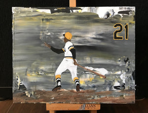 Roberto Clemente painting (11X14)