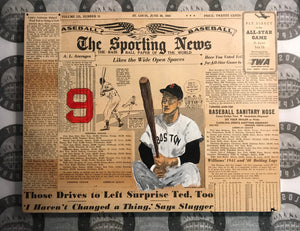 Ted Williams Painting - (1948) Sporting News