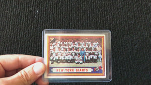 1957 Topps NY Giants Team Card - Polo Grounds Painting